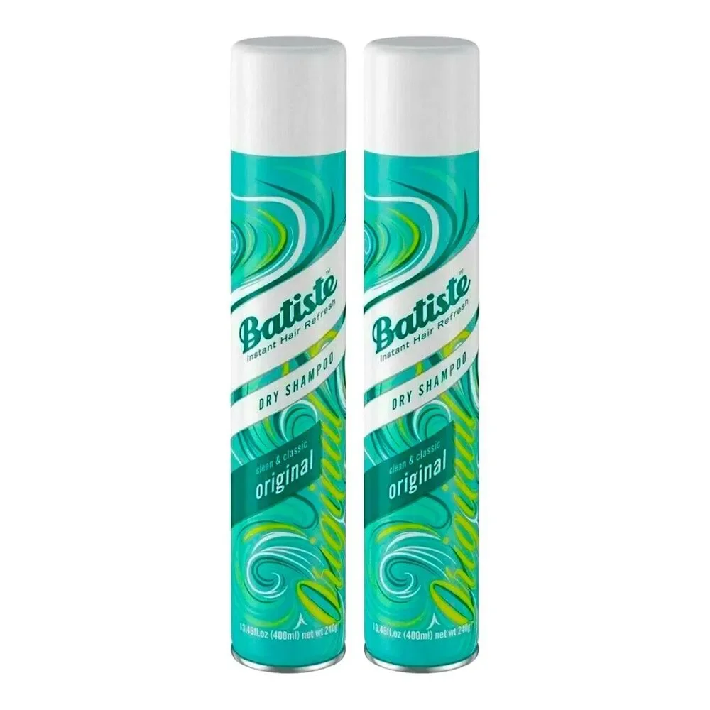 BATISTE DRY SHAMPOO ORIGINAL LARGE GIANT Size 13.46 oz 400 ml NEW Set of 2